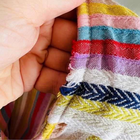 5twelve multicolor diagonal stripe surplice sleeveless top - Picture 9 of 9